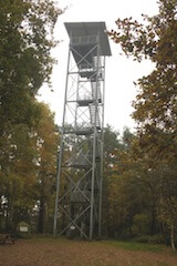Gauß-Turm Litberg von unten