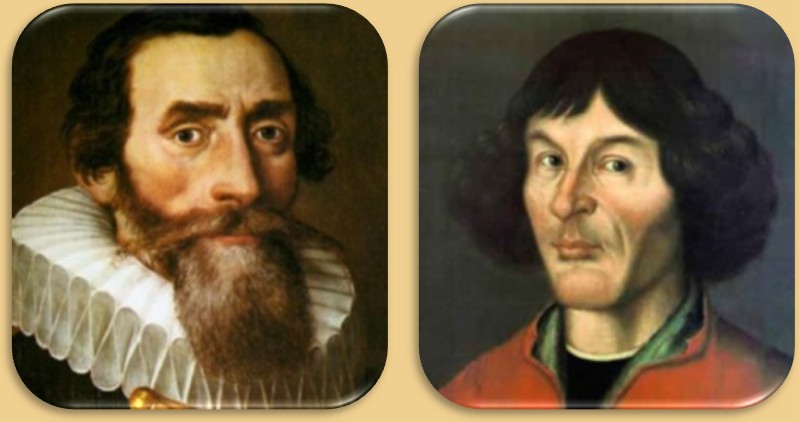 Copernicus und Kepler