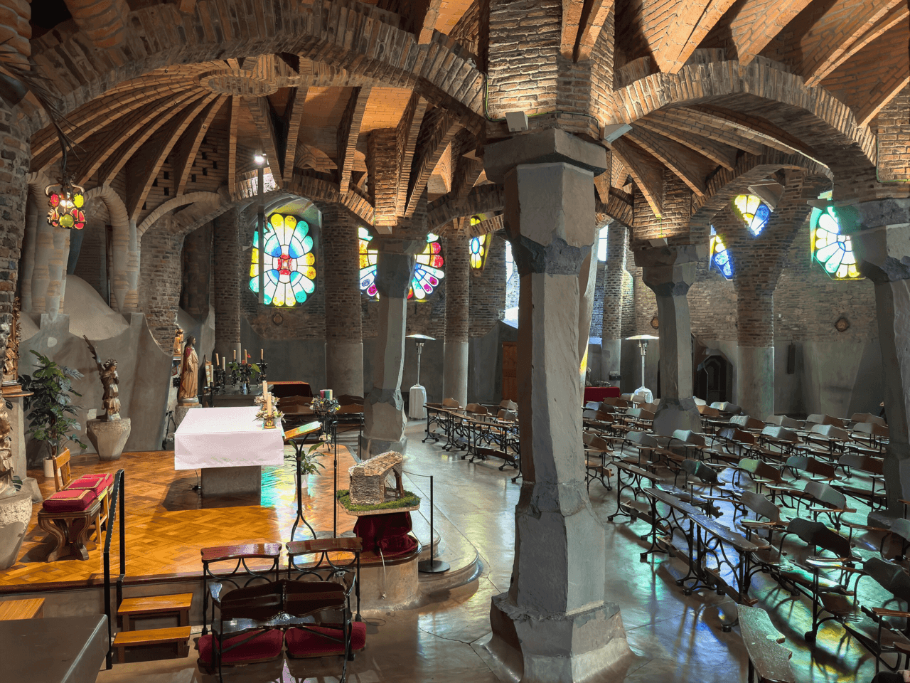 Colònia Güell, Krypta von Gaudi