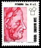 Briefmarke Pythagoras