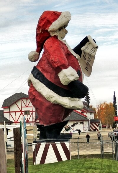 Santa Claus im Santaland RV Park, Alaska
