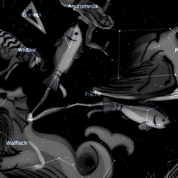 Rätselbild: Sternbild Fische