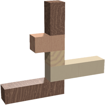 Turmbau mit Holzbausteinen