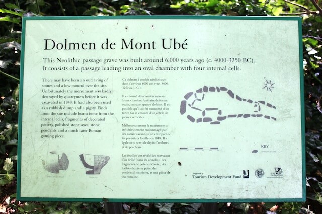 (Abb. 18) Das Ganggrab Mont Ubé
