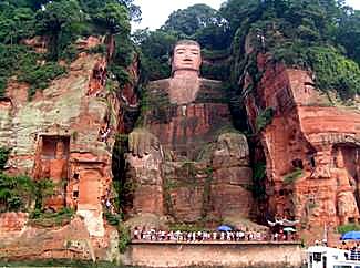 Der Riesen-Buddha von Leshan