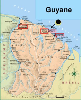 Beobachtungsstandort Guyane SoFi 2006