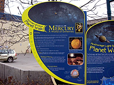 Planetenweg von Anchorage: Merkur